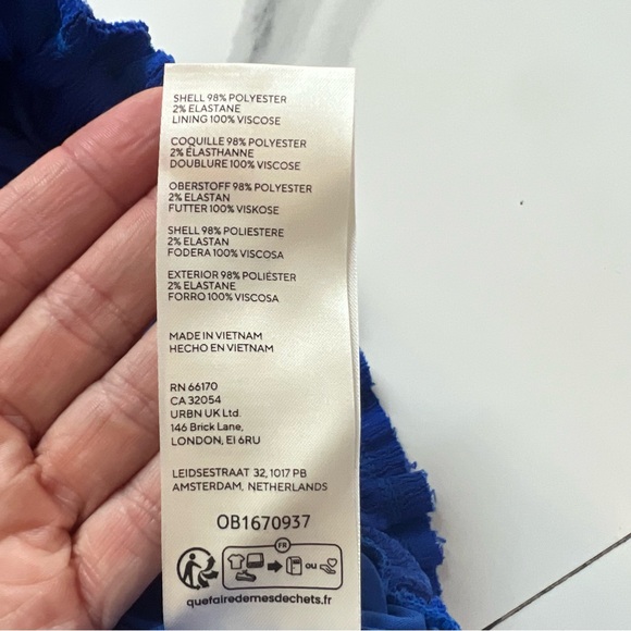 Free People Blue Cropped Top from the Tovah Set *Rare Find* - Picture 4 of 9